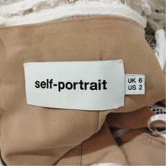 Self Portrait White Lace Dress XS