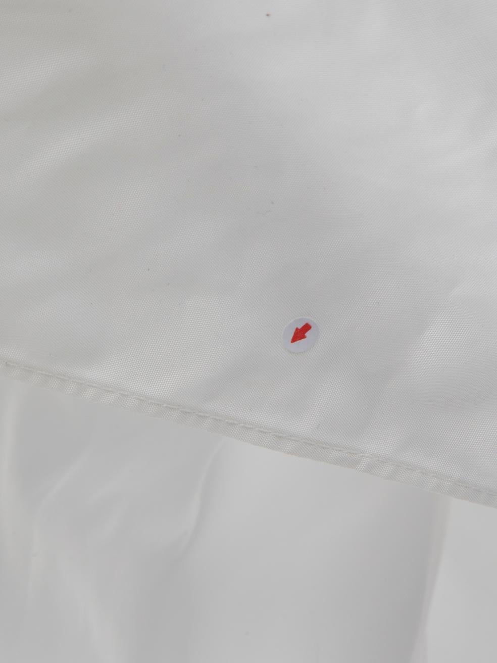 Self-Portrait White Puff Sleeve Midi Dress Size M For Sale 1