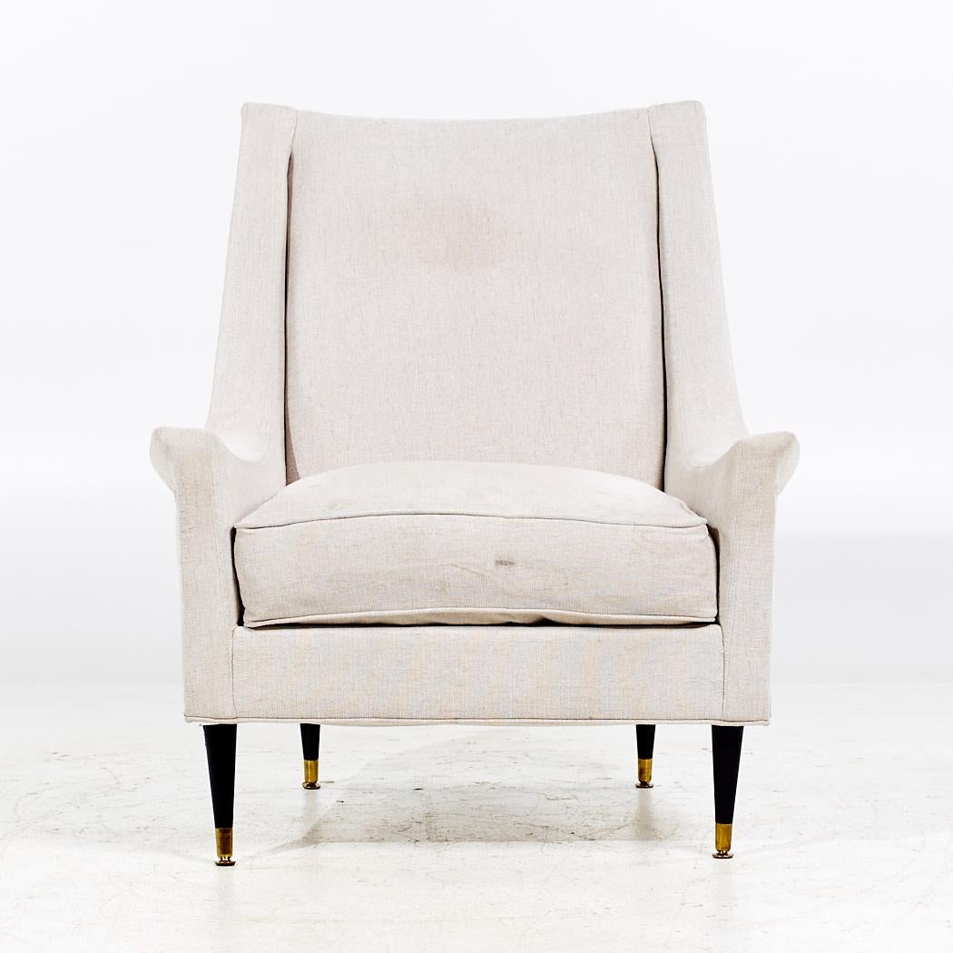 Selig Mid Century Lounge Chair and Ottoman (chaise longue et pouf) en vente 3