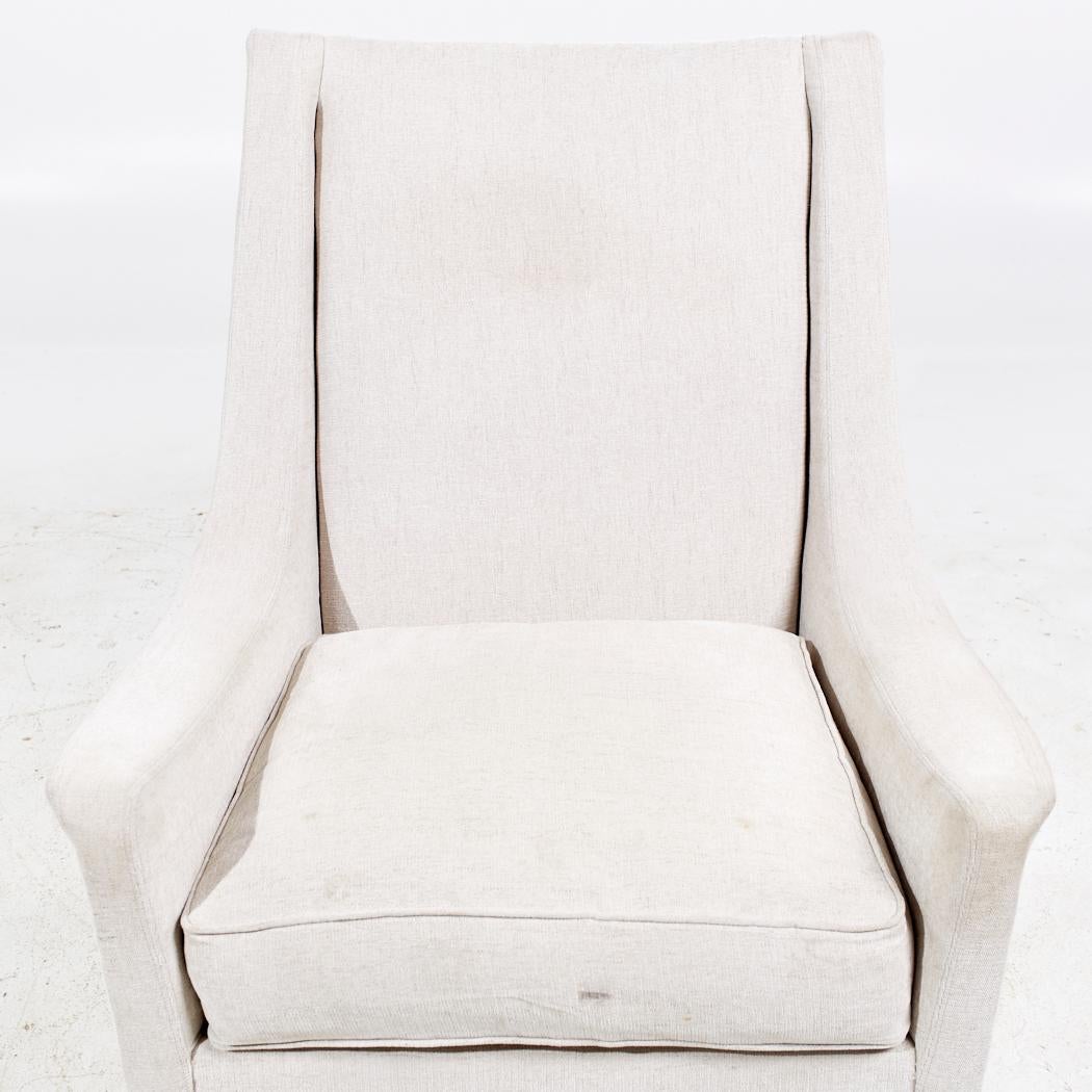 Selig Mid Century Lounge Chair and Ottoman (chaise longue et pouf) en vente 5