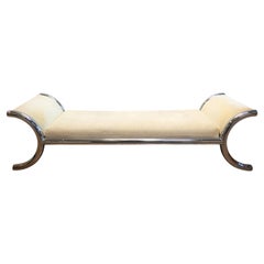 Cama de día con banco cromado Selig Mid Century Modern