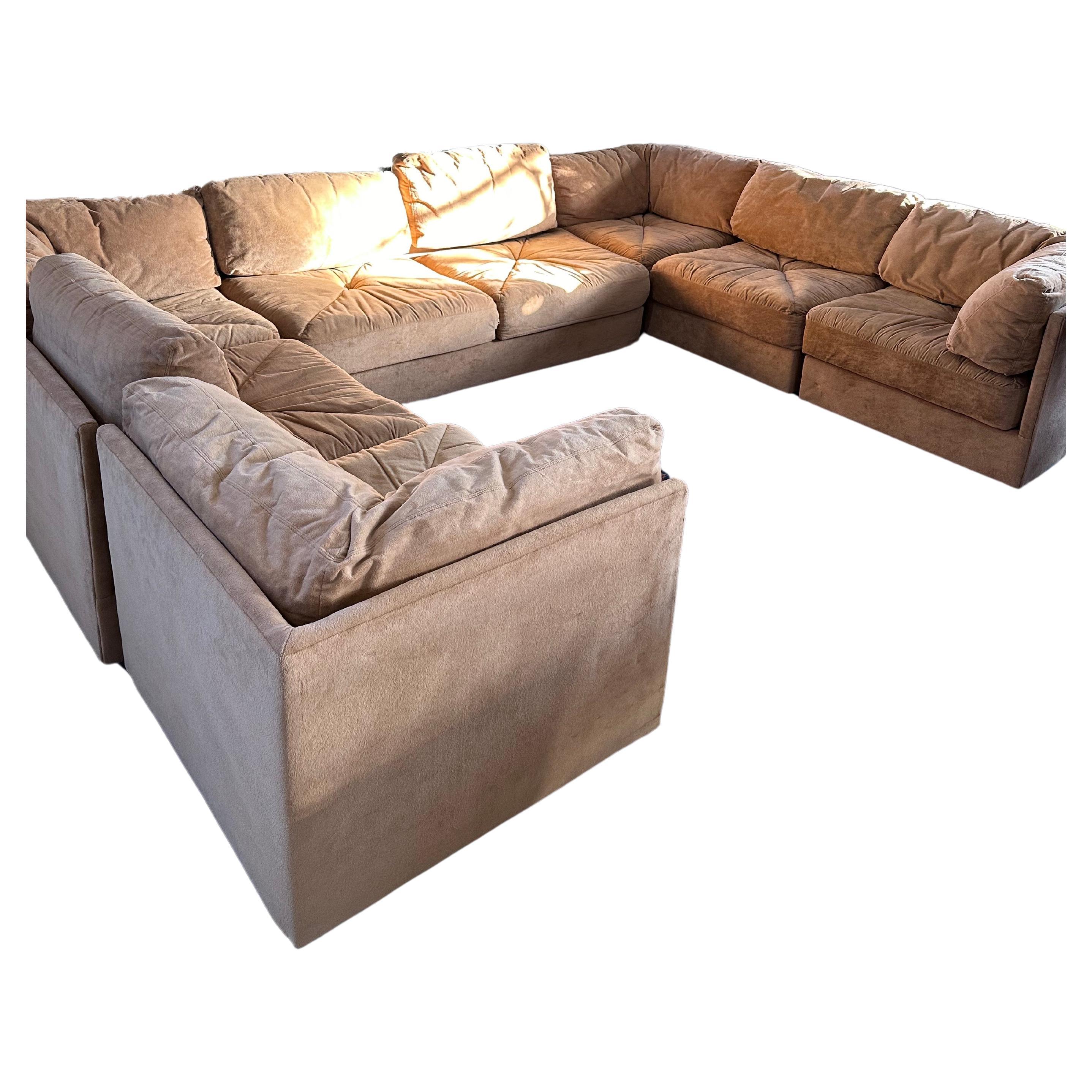 Selig Modular Conversation Pit Sofa For Sale
