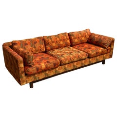 Canapé « Pit » de Selig, de Monroe, de style « Mid-Century Modern » aux motifs géométriques