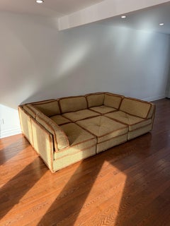 Divano modulare Selig Playpen, anni '70, appena rivestito, design unico