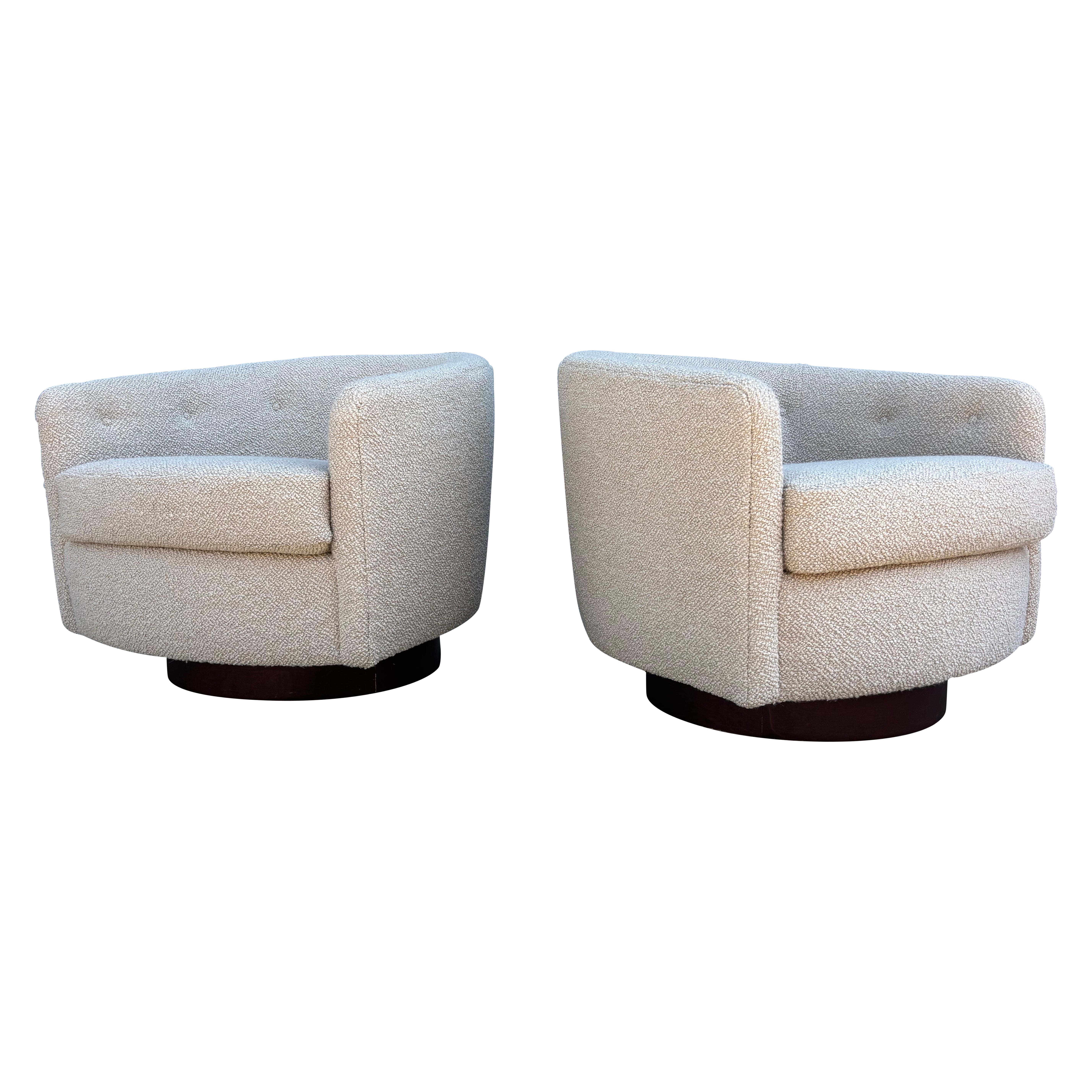 Chaises longues pivotantes Selig en vente