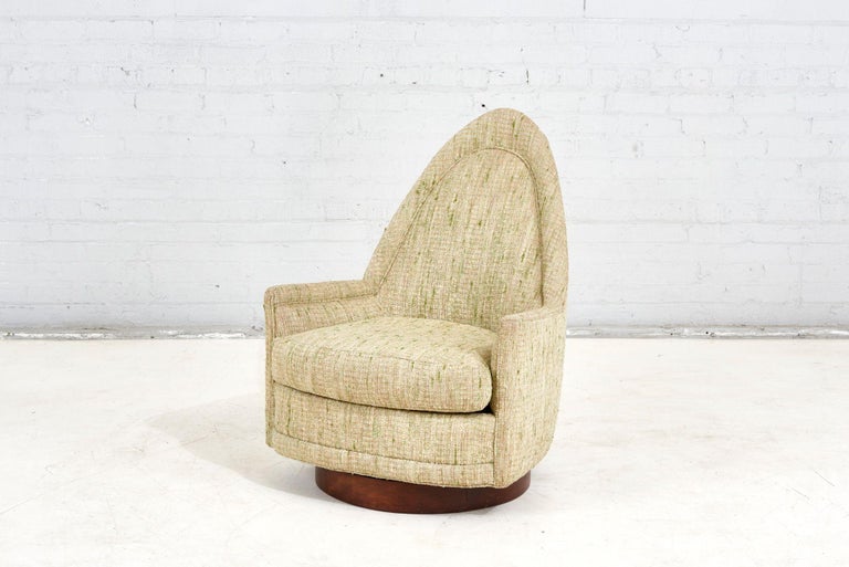 Mid-Century Modern Selig Swivel Lounge Chair, 1960 For Sale