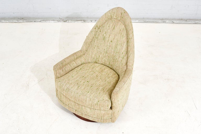 American Selig Swivel Lounge Chair, 1960 For Sale