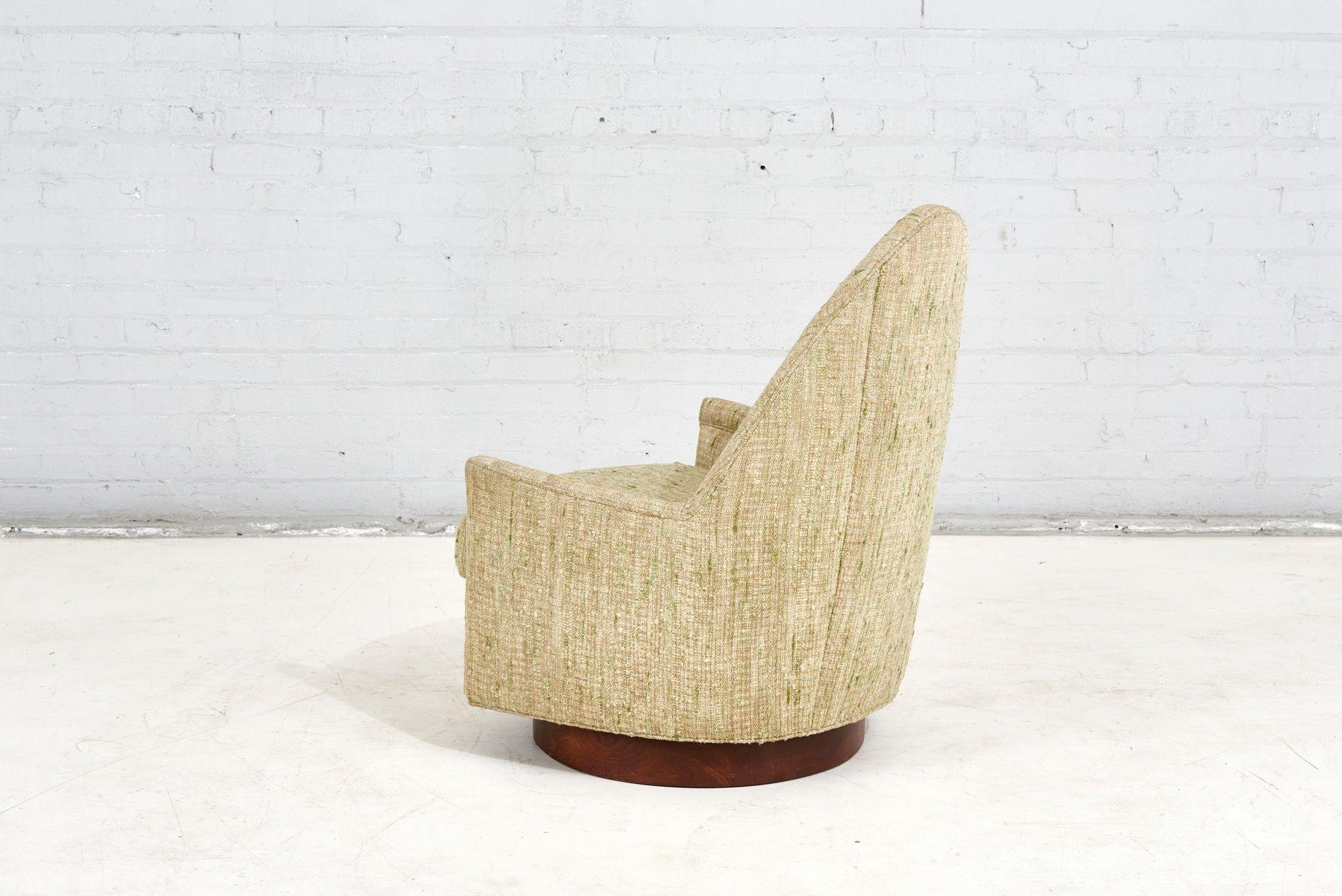 Mid-20th Century Selig Swivel Lounge Chair, 1960 For Sale