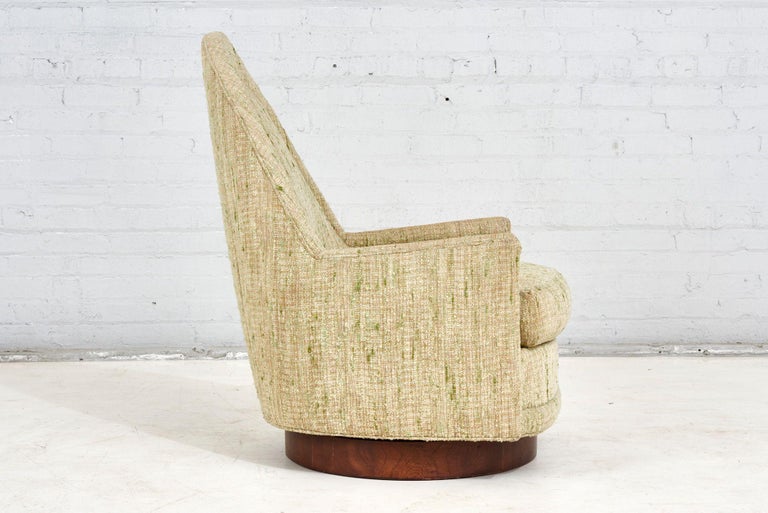 Upholstery Selig Swivel Lounge Chair, 1960 For Sale
