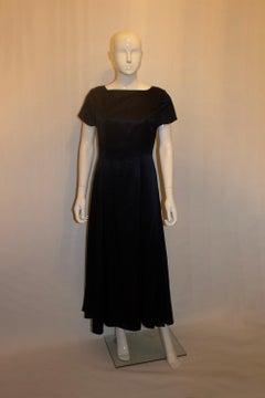 Selina Blow Navy Silk Dress