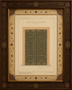 Seljuk Carved Wooden Door from Konya, Islamic Architecture, Raymond 1924