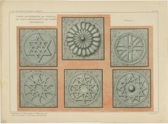 Seljuk Rosette Designs from Akşehir Mosque Portal, Raymond, c. 1924