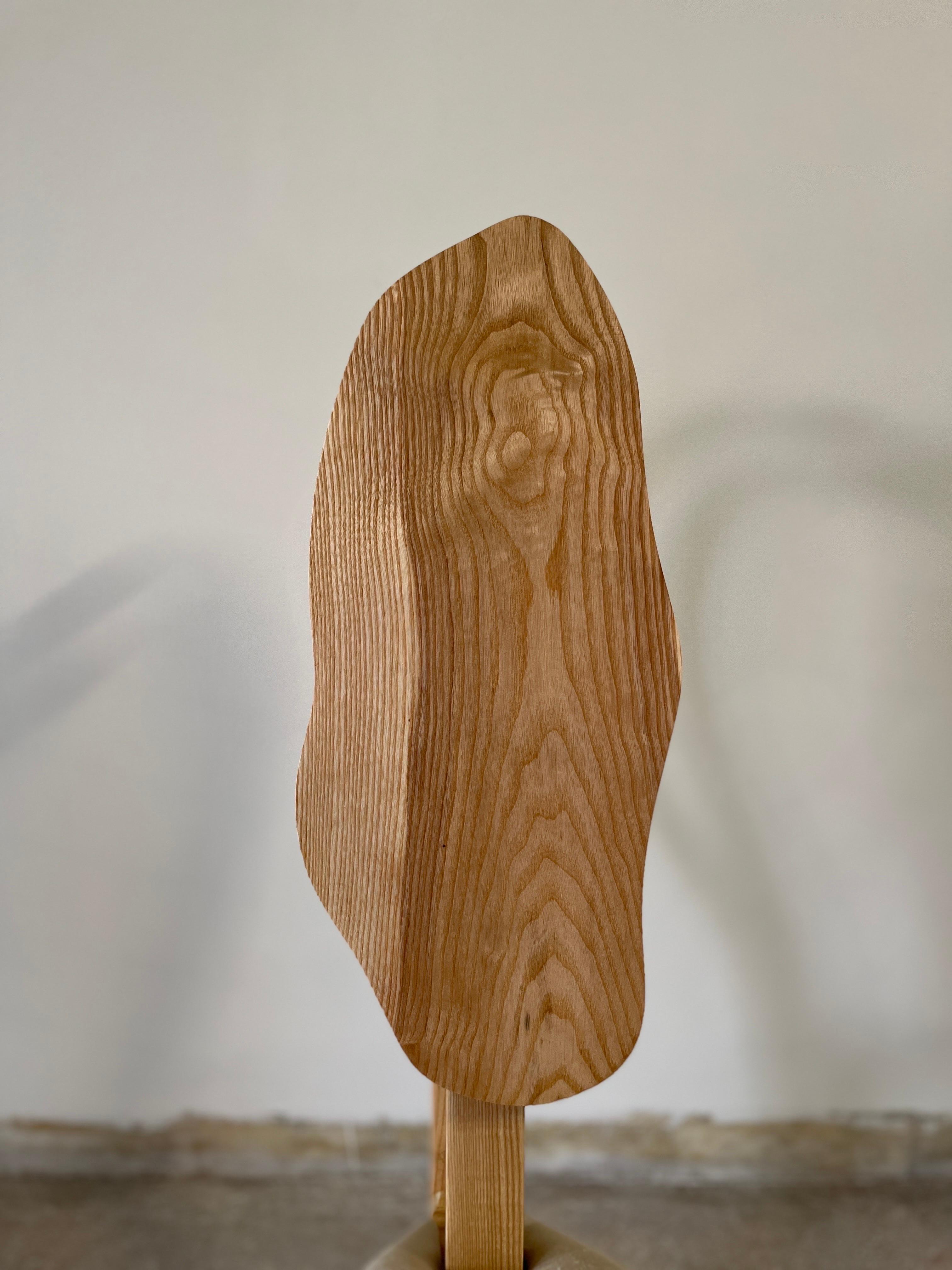 Woodwork Dining Chair No. 1 - Fluentum Series, by Raka Studio For Sale