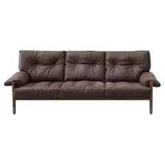 Sella - Sofa in leather by Carlo de Carli for Tacchini