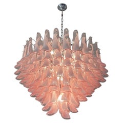 Selle Pink Glass Petals Chandelier