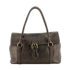 Selleria Linda Satchel Pebbled Leather Medium