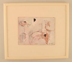 Selma Daffre, Brazilian Artist, Collography Printing Plate, "Linhas"