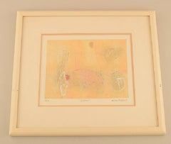Selma Daffre, Artista brasiliana quotata in borsa, Collografia su carta, "Linhas".