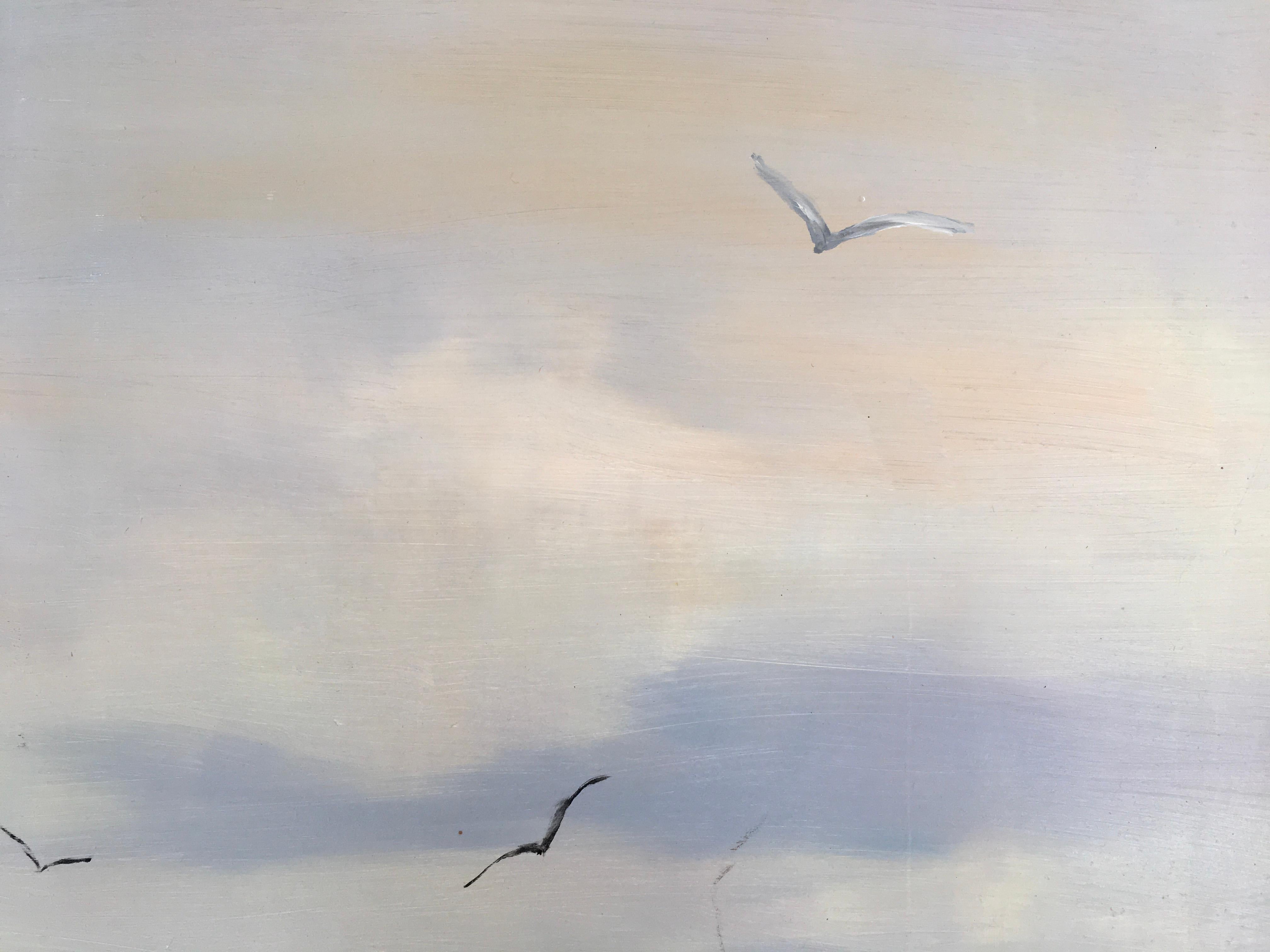 'Impressionist Harbor Scene', By Selma J Cubell, Oil on Panel 5