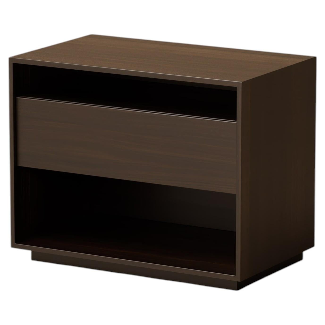 Selma Walnut Bedside Table by Lusano