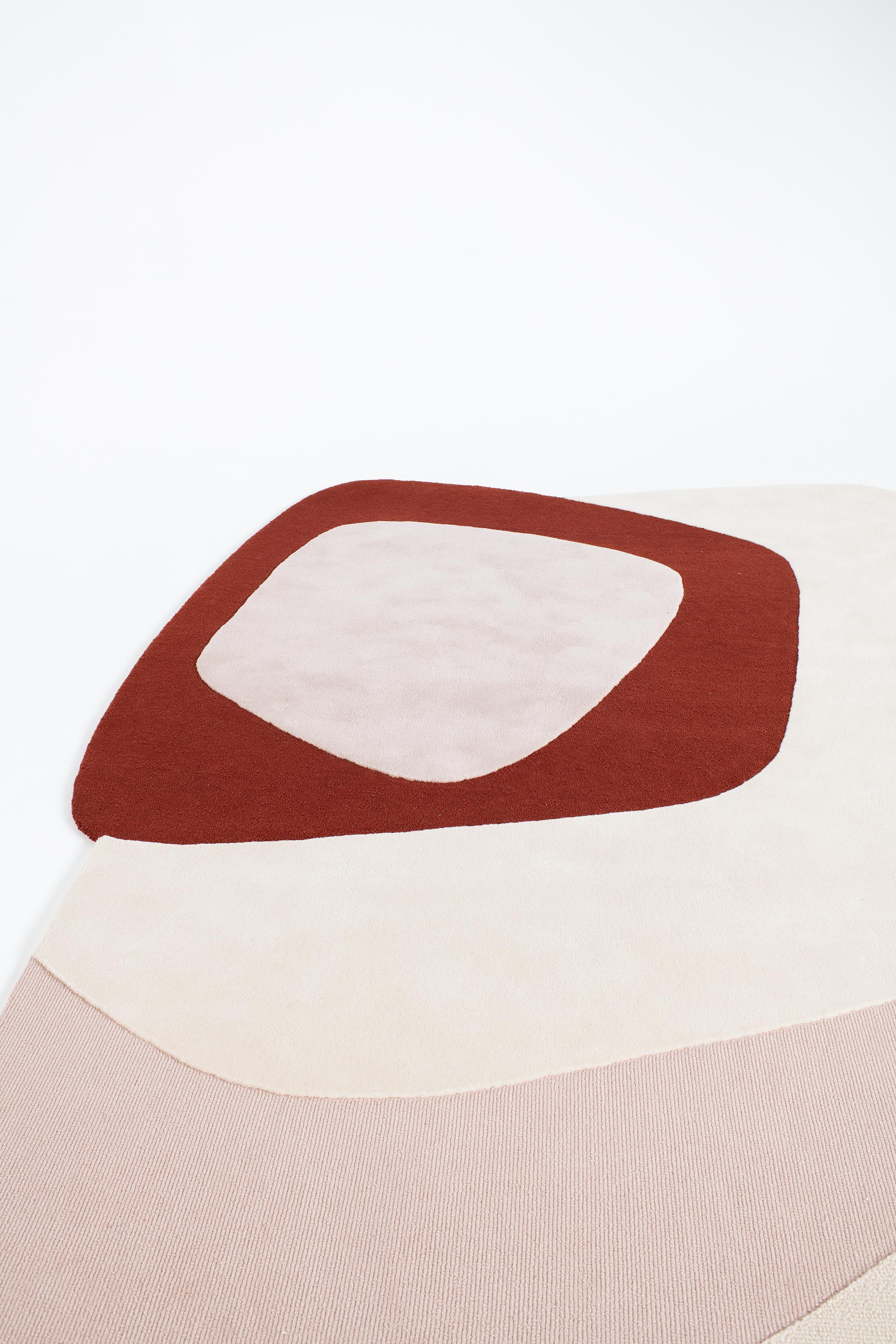 Selman rug, wool New Zealand, hand-tufted,  France, Le Berre Vevaud
Empreinte Collection
100% wool from New Zealand
Hand-tufted

For their second collection, Raphaël Le Berre and Thomas Vevaud highlight the 