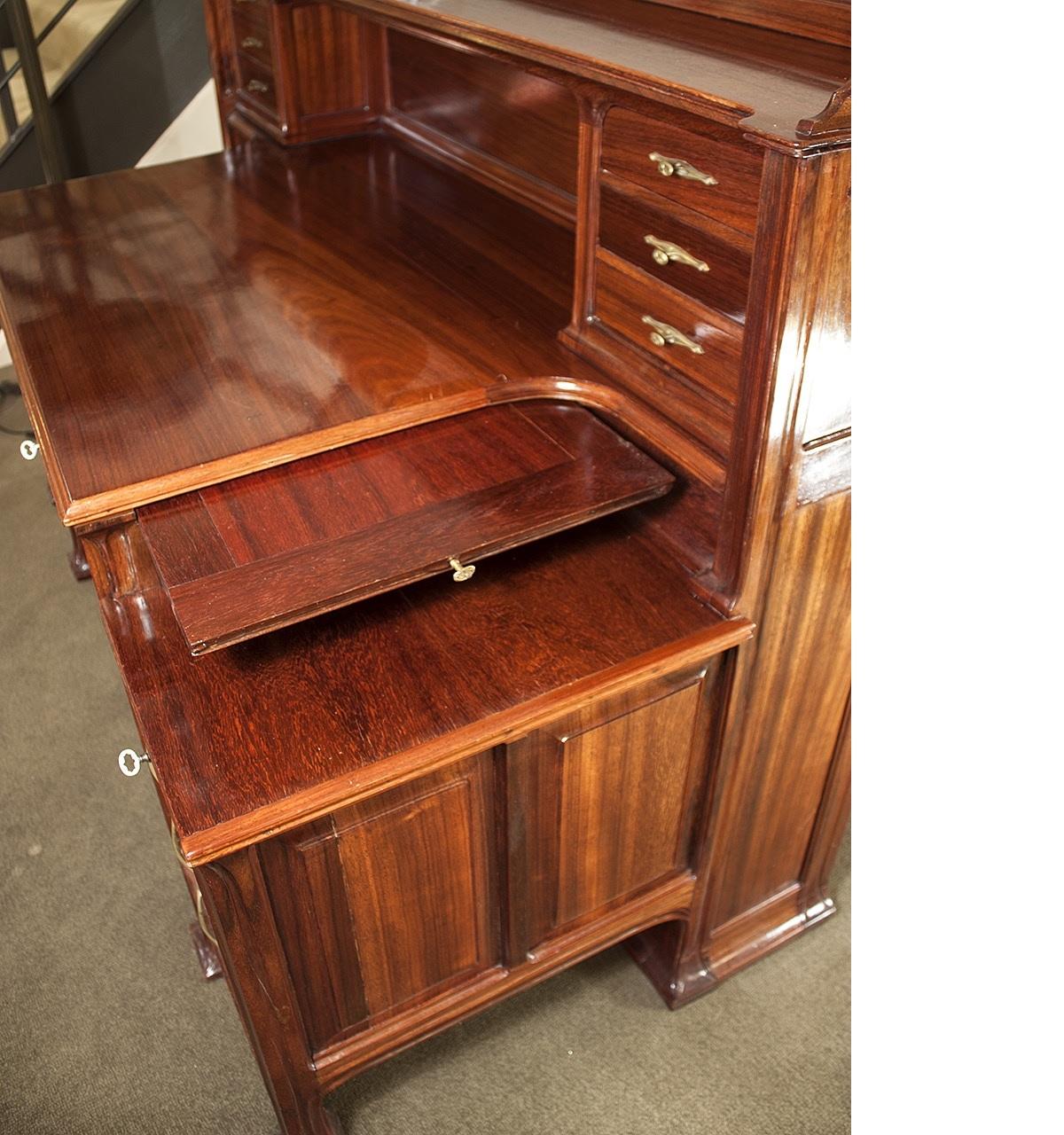 Selmersheim French Art Nouveau Desk In Excellent Condition In New York, NY
