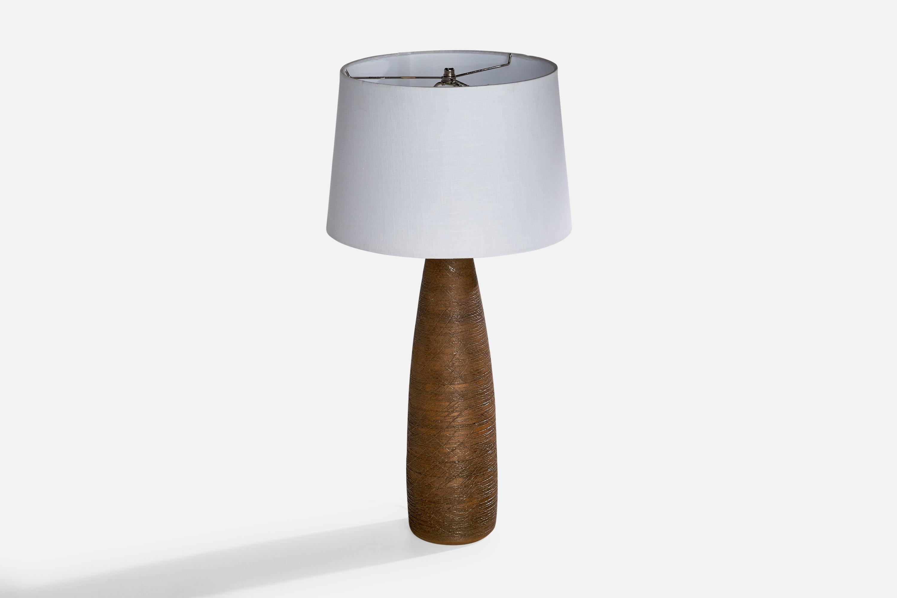 Scandinave moderne Lampe de Table Selsbo, Céramique, Suède, Années 1960 en vente