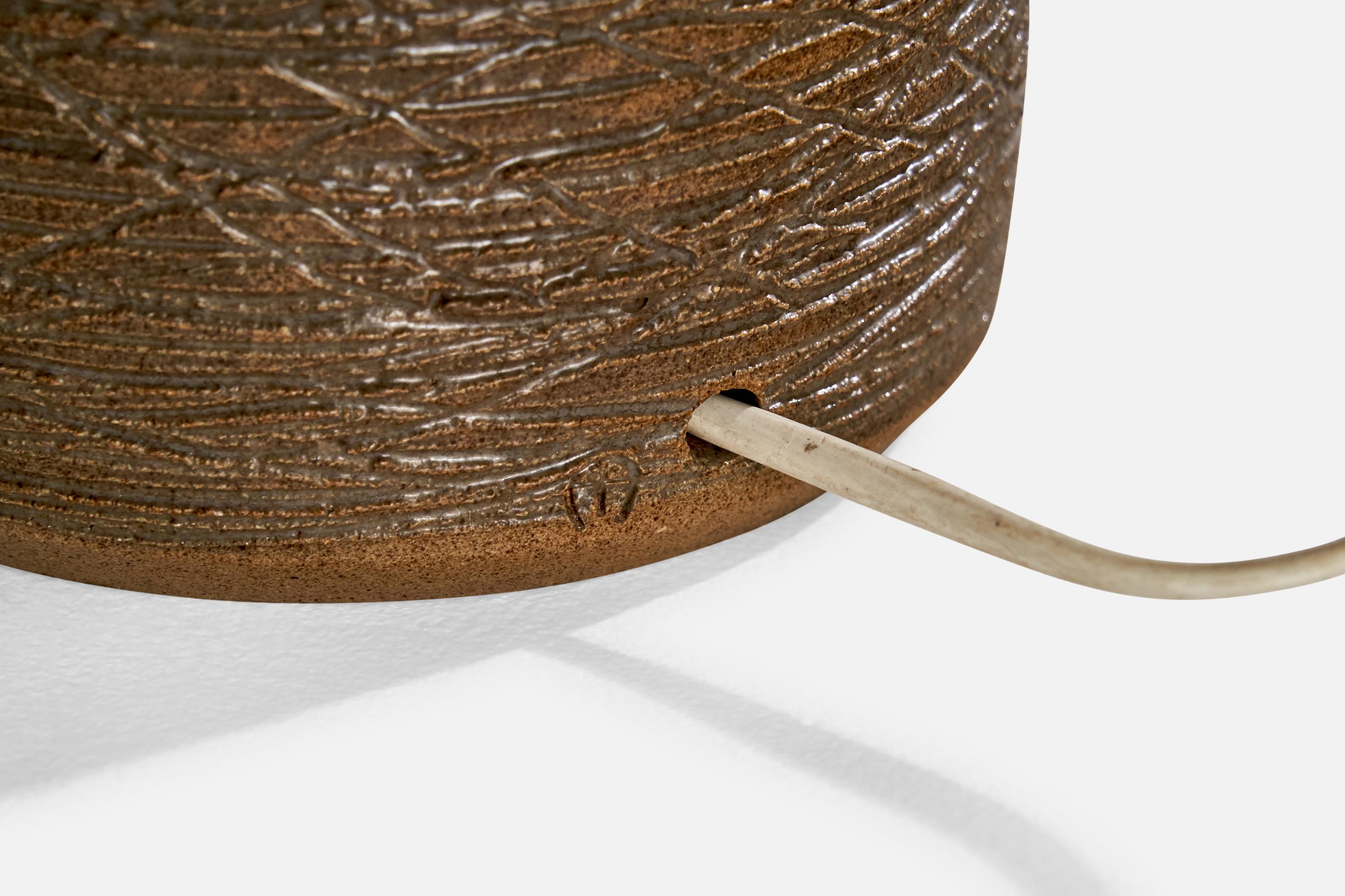 Lampe de Table Selsbo, Céramique, Suède, Années 1960 en vente 1
