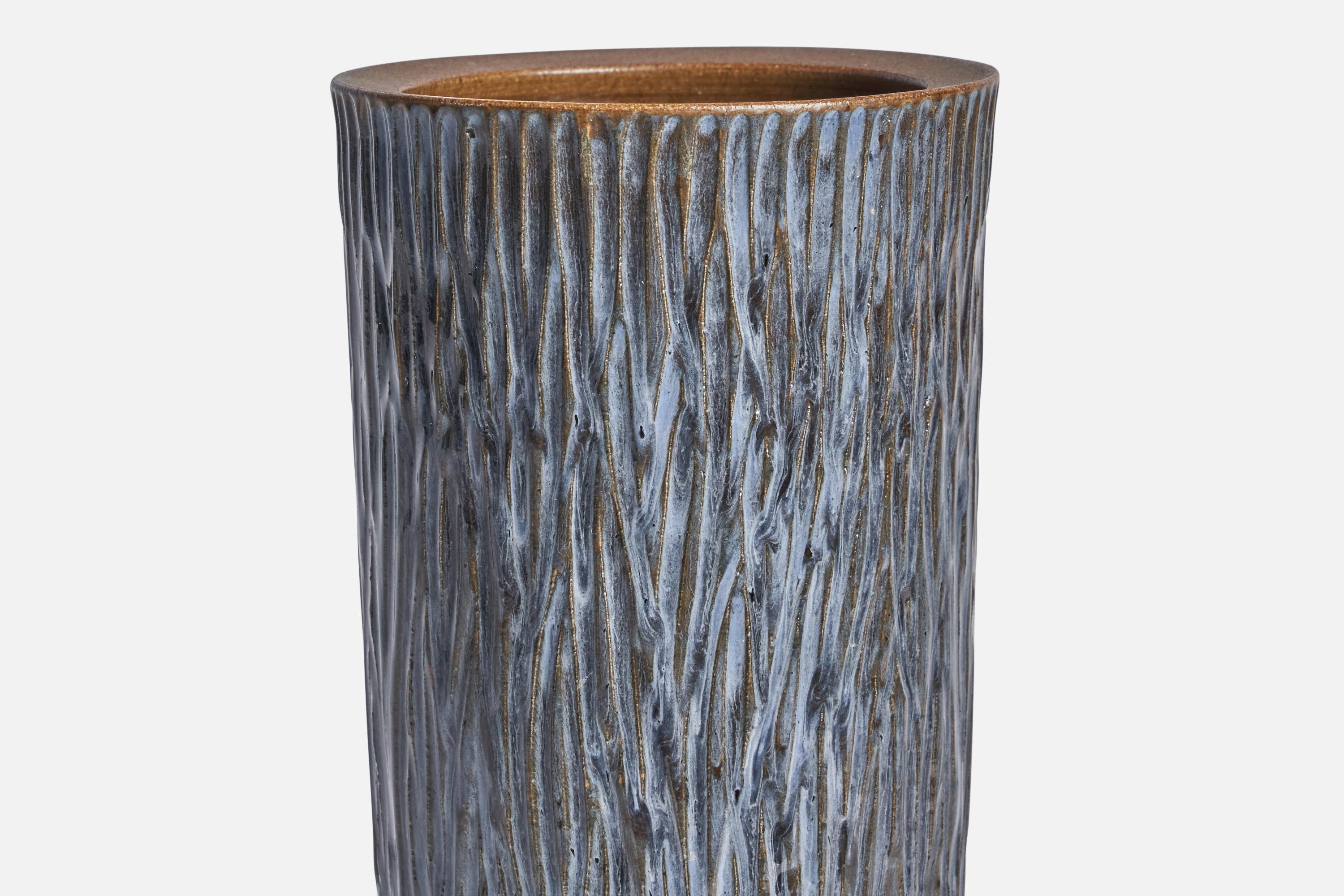 Mid-Century Modern Selsbo, Vase, Stoneware, Sweden, 1960s For Sale