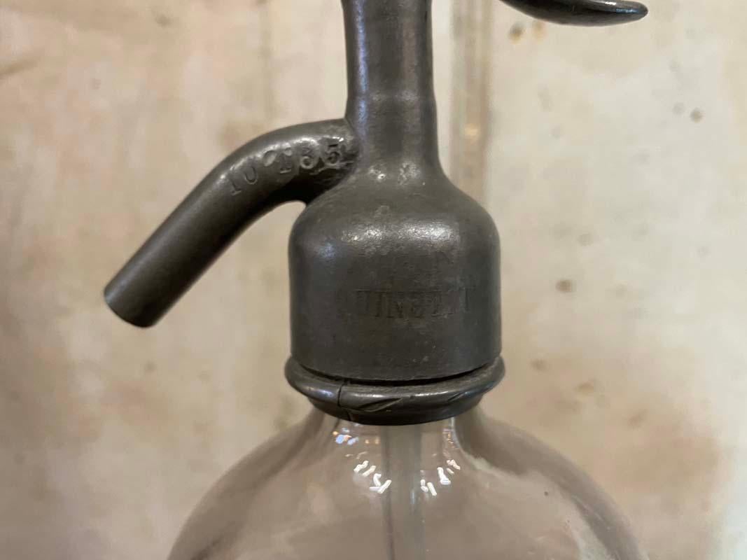 Seltzer Bottle, France around 1900 In Fair Condition For Sale In Hamburg, DE