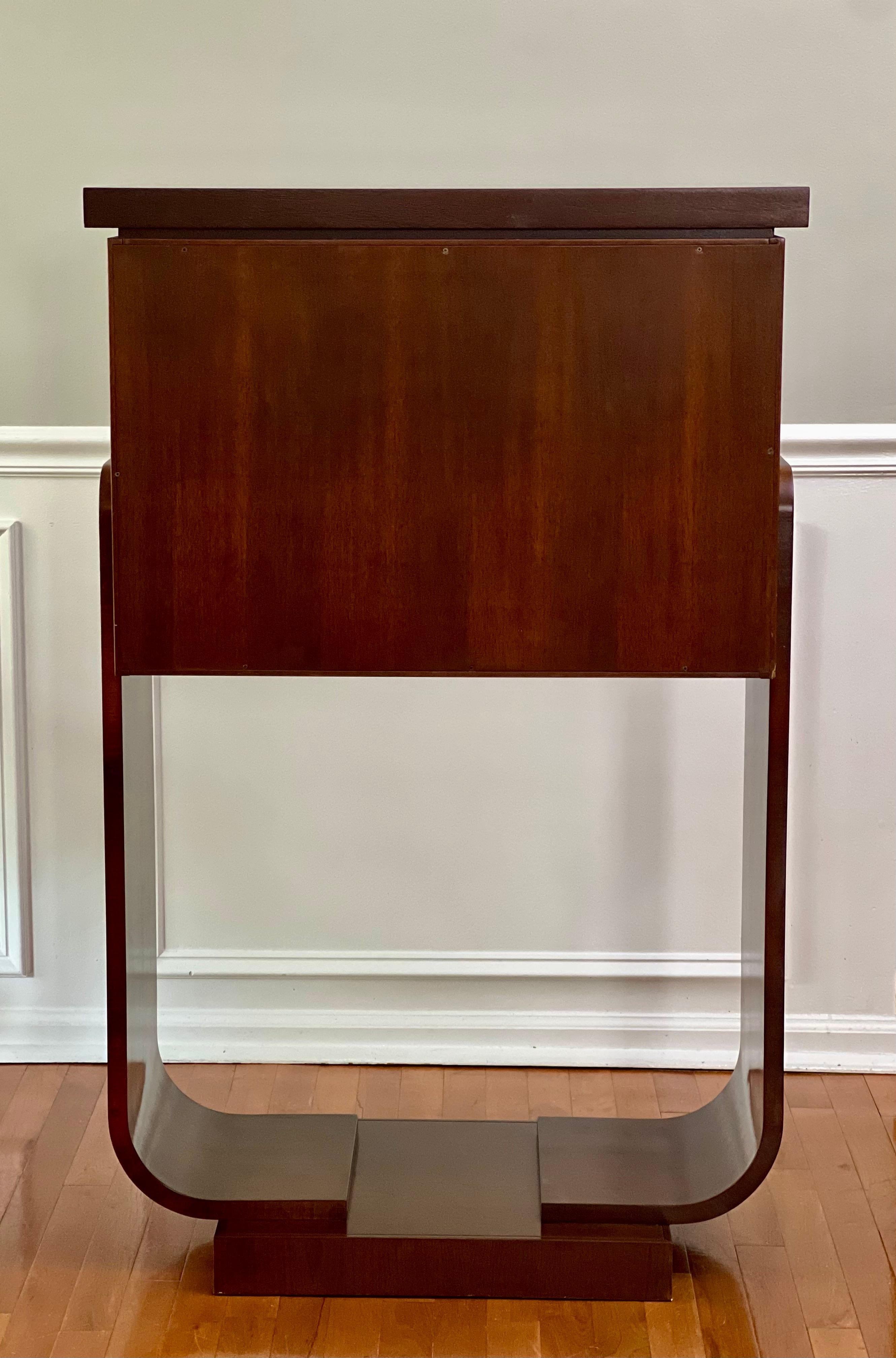 SELVA Italy Art Deco Style Mirrored Bar Cabinet 5
