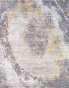Selva Modern Hand-Knotted Wool & Bamboo Silk Rug – 8' x 10'