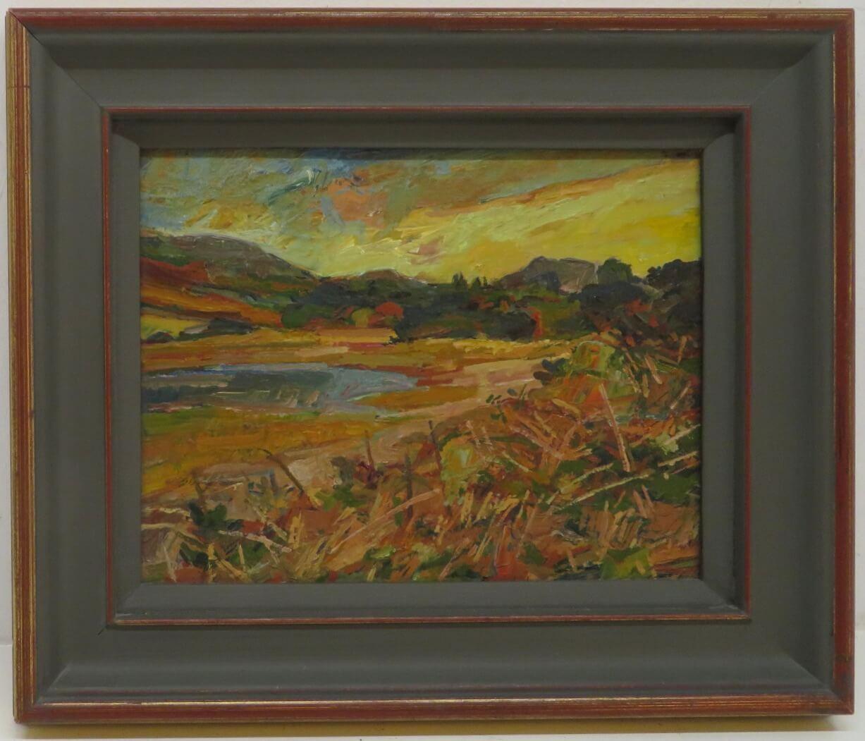 Original Impressionist Oil Painting WELSH ART ANGLESEY by Selwyn Jones RCA 