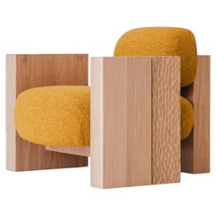 Sem CORE Collection AC1 Armchair in Cherry solid wood by Hannes Peer