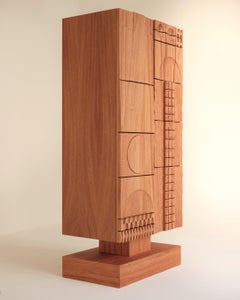 Sem CORE Collection CT1 Cabinet Totem in Mahogany solid wood by Hannes Peer