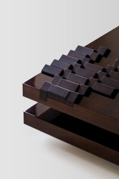 Couchtisch „CT2“ aus der SEM CORE-Kollektion aus massivem Nussbaumholz von Hannes Peer