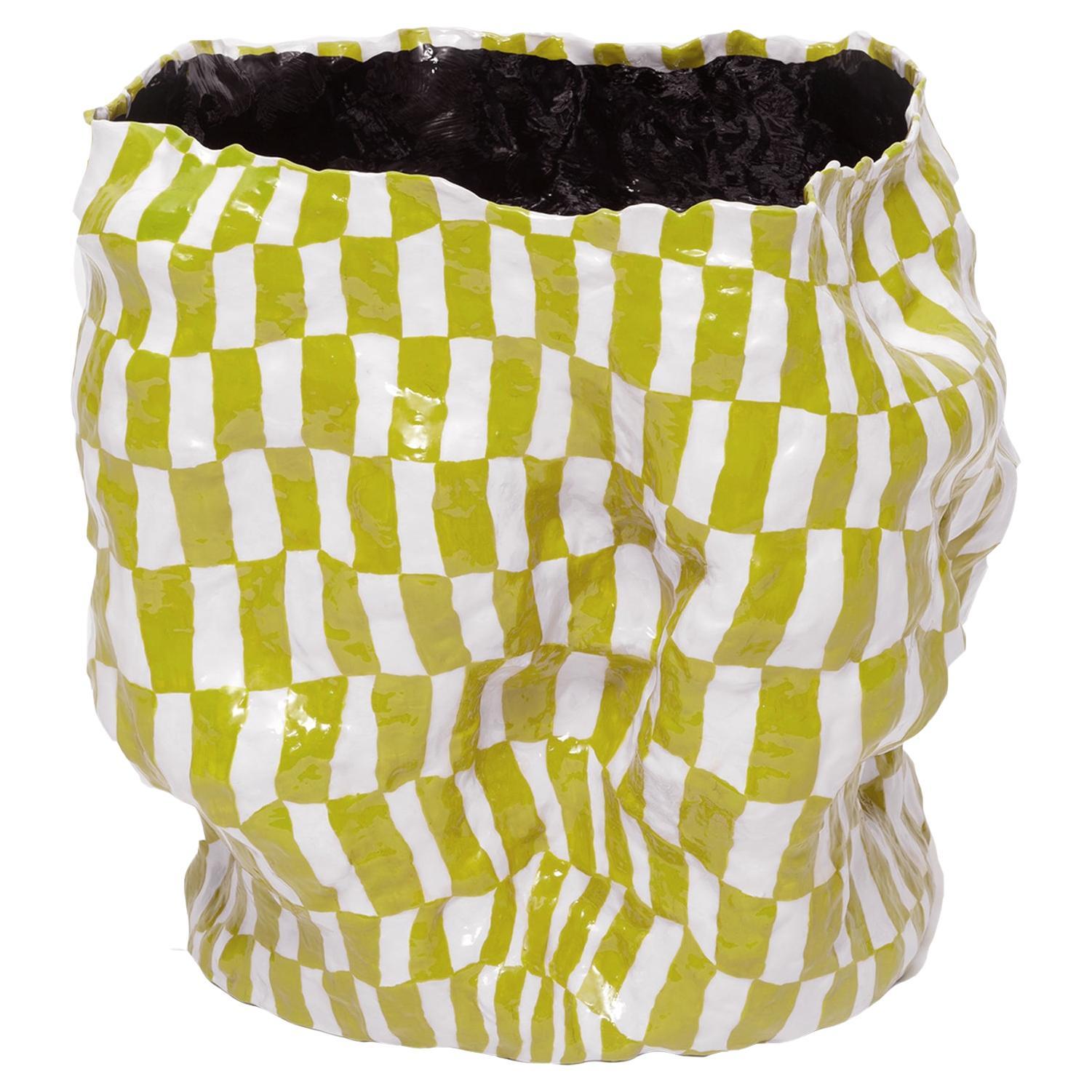 Sem Doodle Collection Large Pot by Maya Leroy For Sale