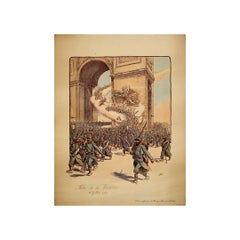 1919 original poster by Sem - Fête de la victoire 14 Juillet 1919