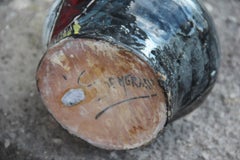 Semeraro Vase Mid-Century Modern Italian Design Multi-Color Abstract Figure