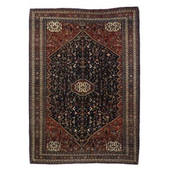 Afshar-Teppich im Vintage-Stil, 4'0'' x 7'0''