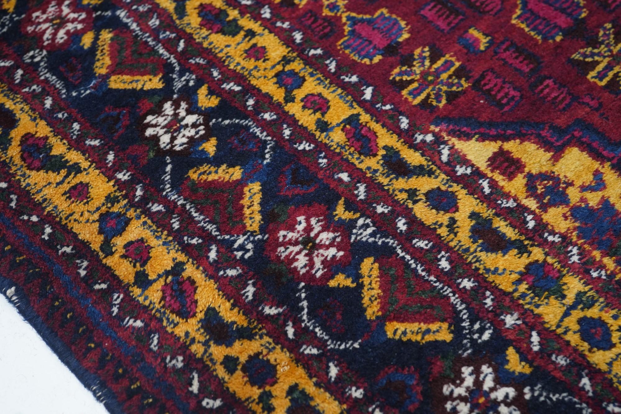 Mid-20th Century Semi Antique Afshar Rug 5'3'' x 7'7'' For Sale