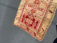 Semi-Antique Anatolian Distressed Turkish Rug 3'6" x 5'6"