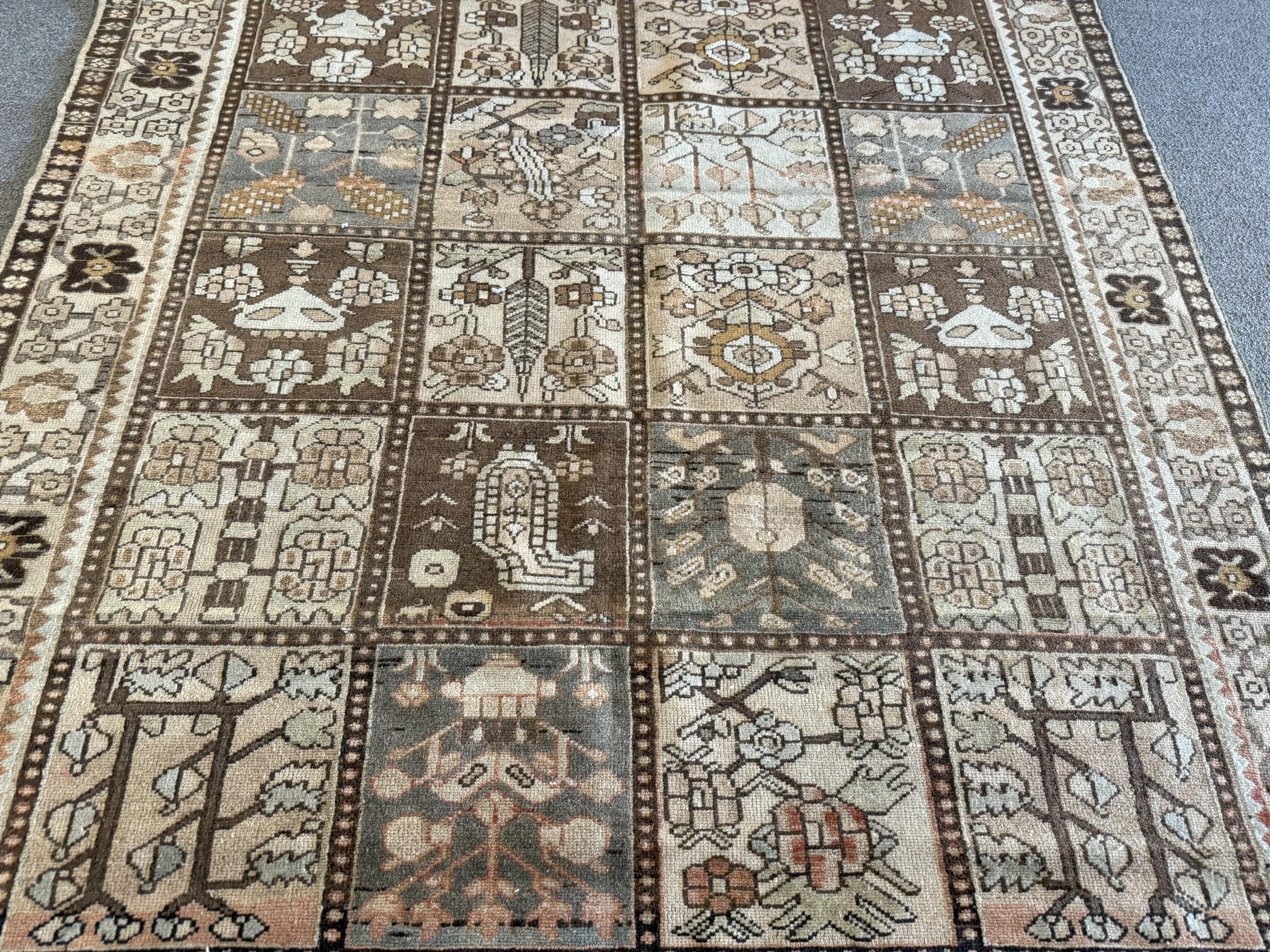Wool Semi-Antique Bahktiari For Sale