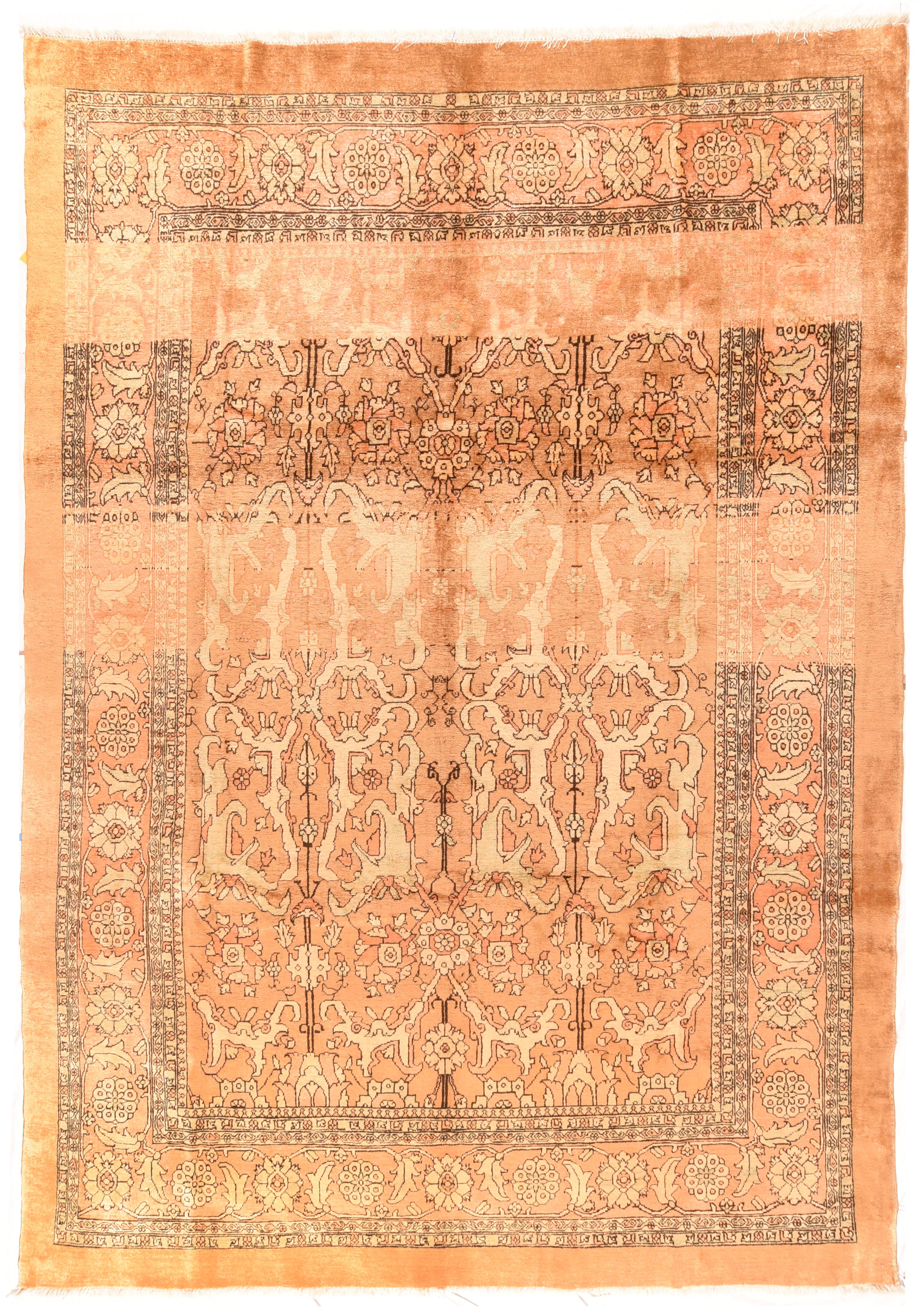 Vintage Bakhshayesh Rug 8'5'' x 12'3'' In Excellent Condition For Sale In New York, NY