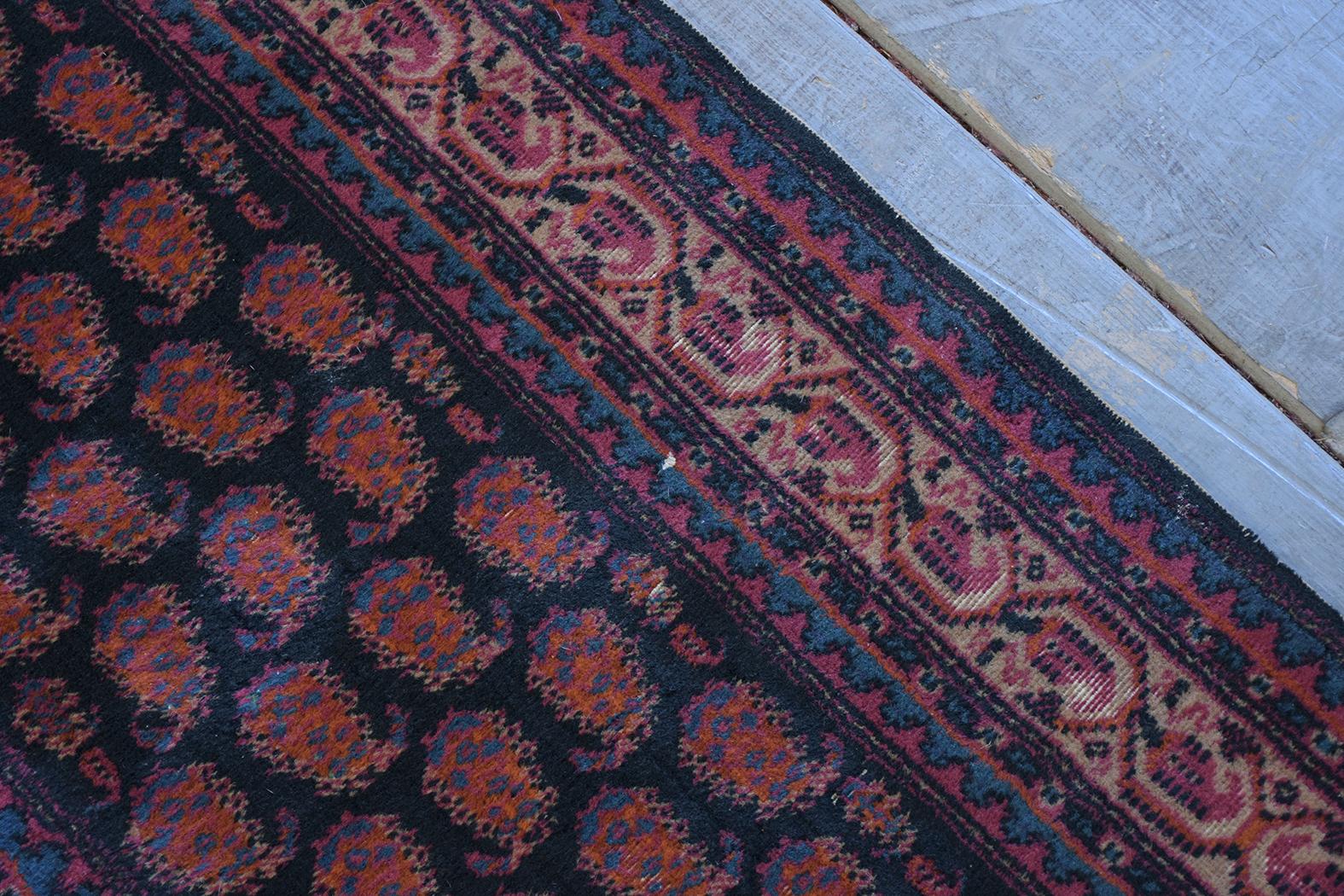 Hand-Woven Semi Antique Carpet Rug For Sale