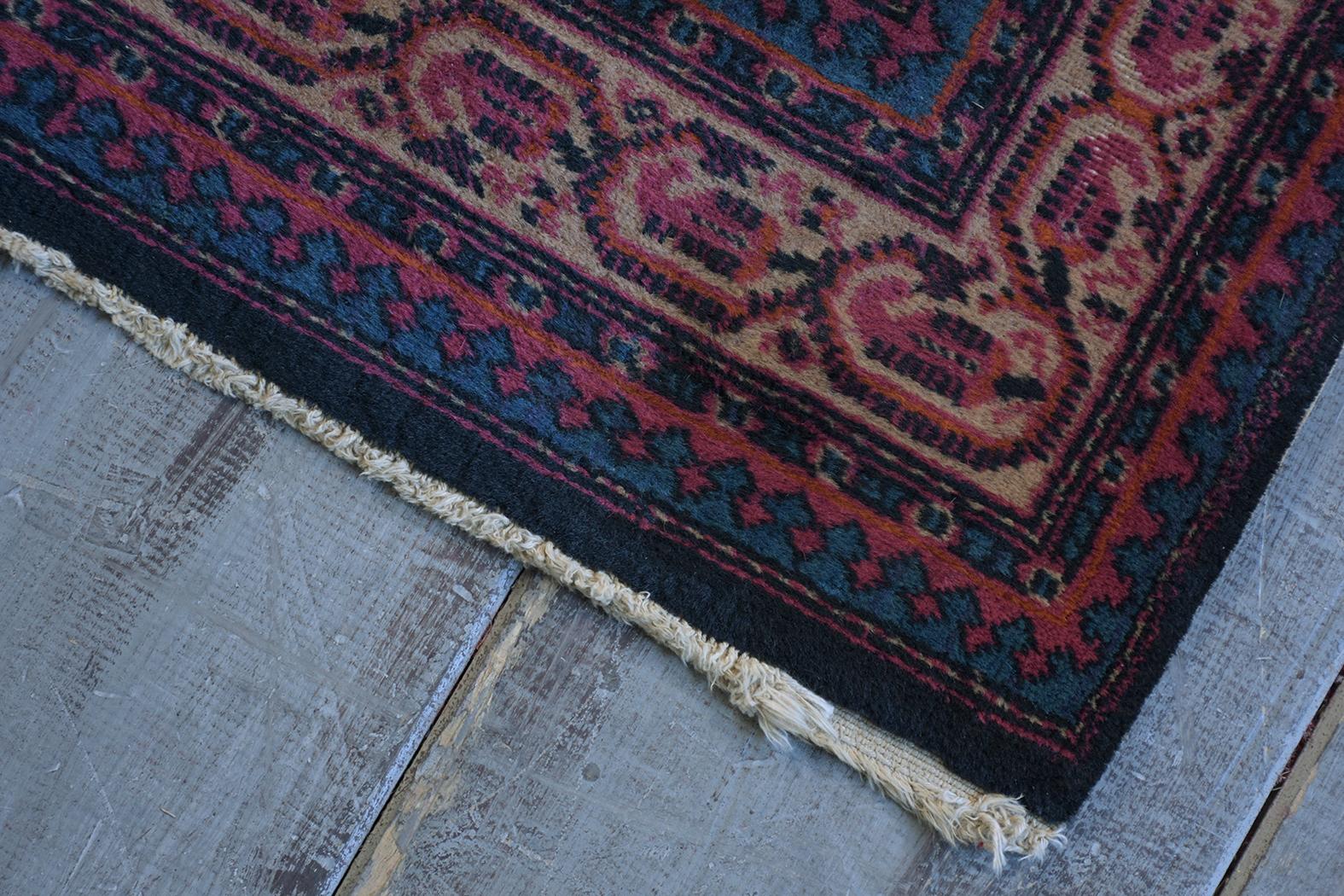 Mid-20th Century Semi Antique Carpet Rug For Sale