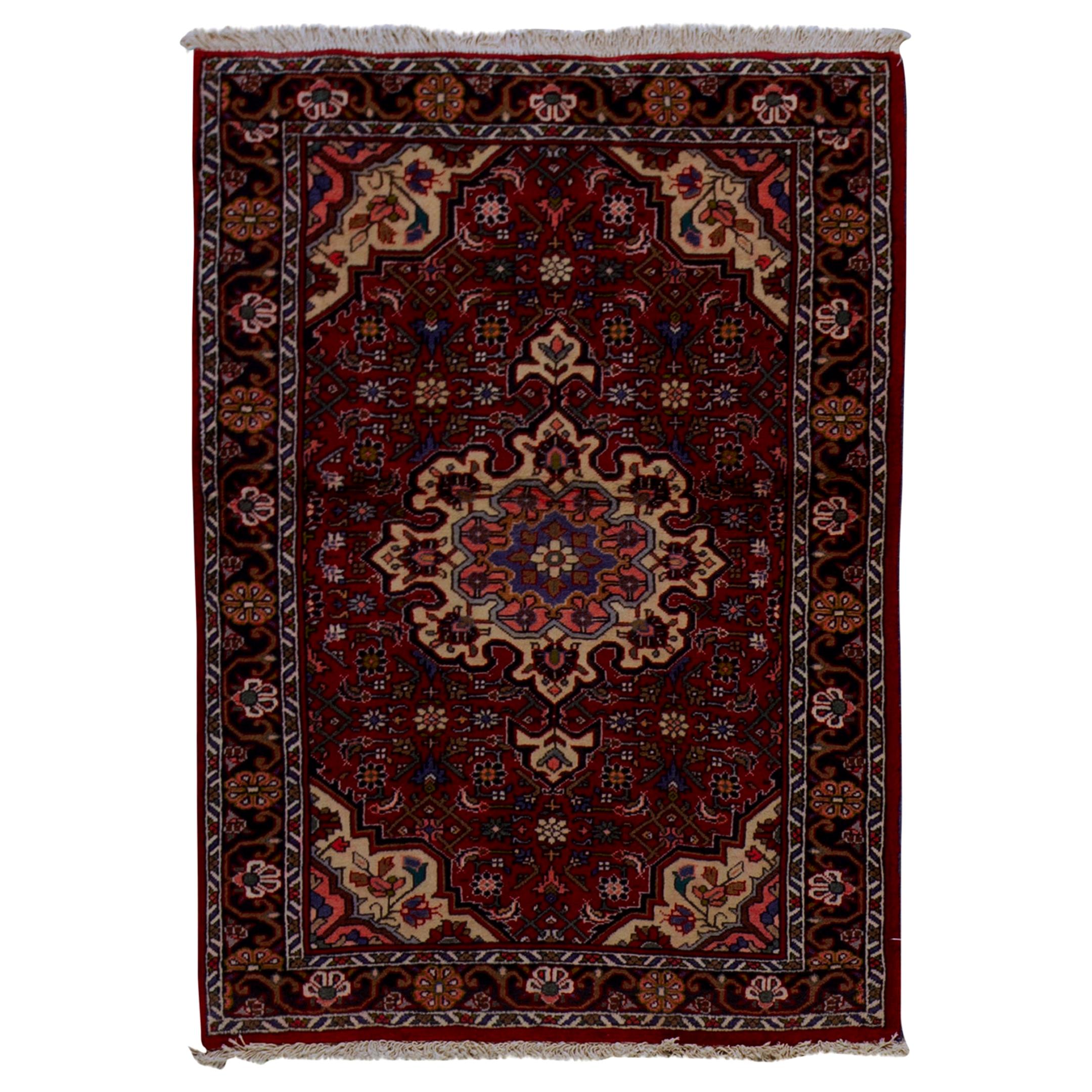Traditional Handwoven Luxury Wool Semi Antique Persian Red