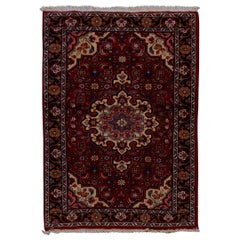  Traditional Handwoven Luxury Wool Semi Vintage Persian Red 
