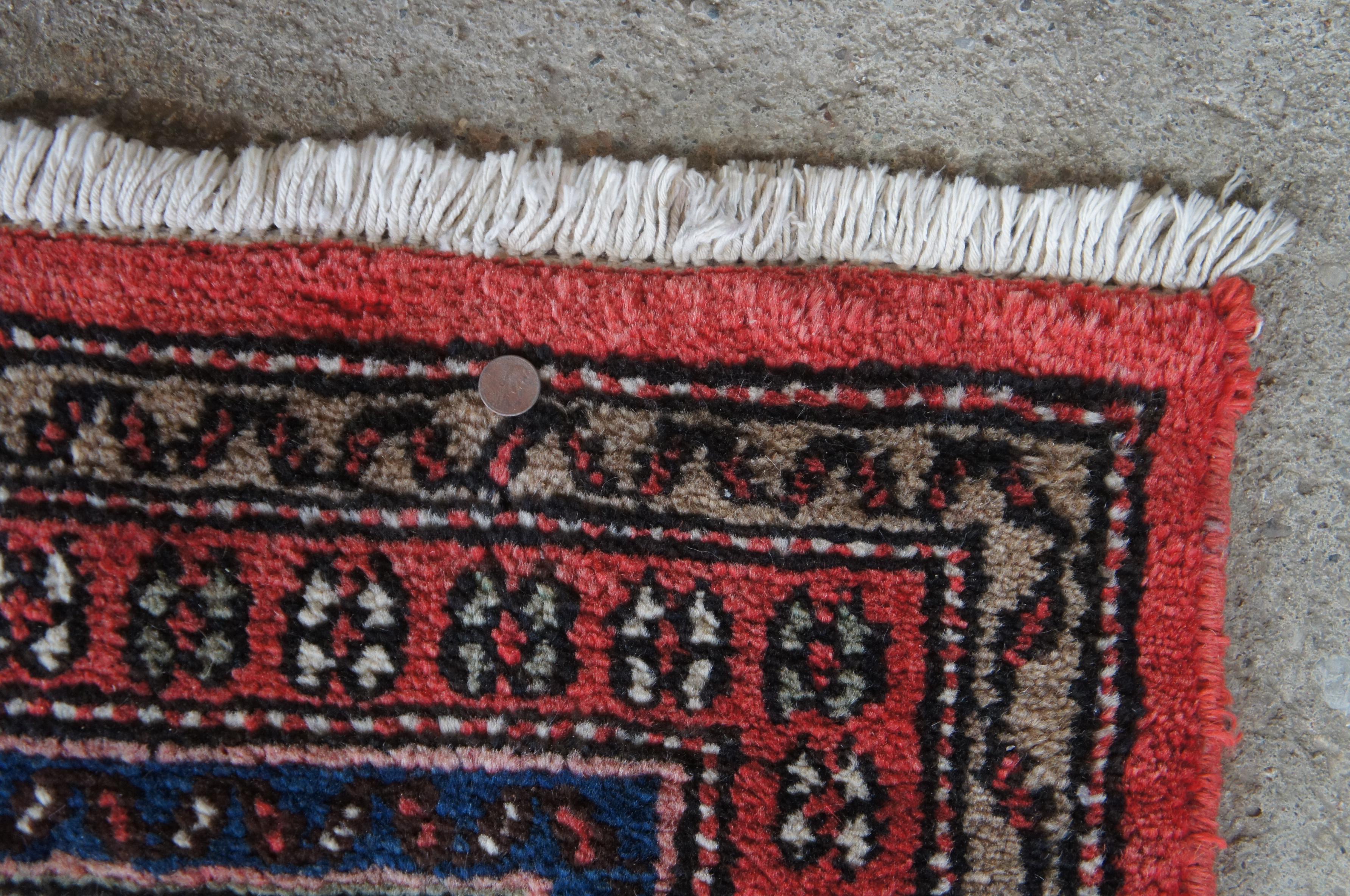 Semi Antique Hand Knotted Persian Tabriz Medallion Area Rug Carpet 4