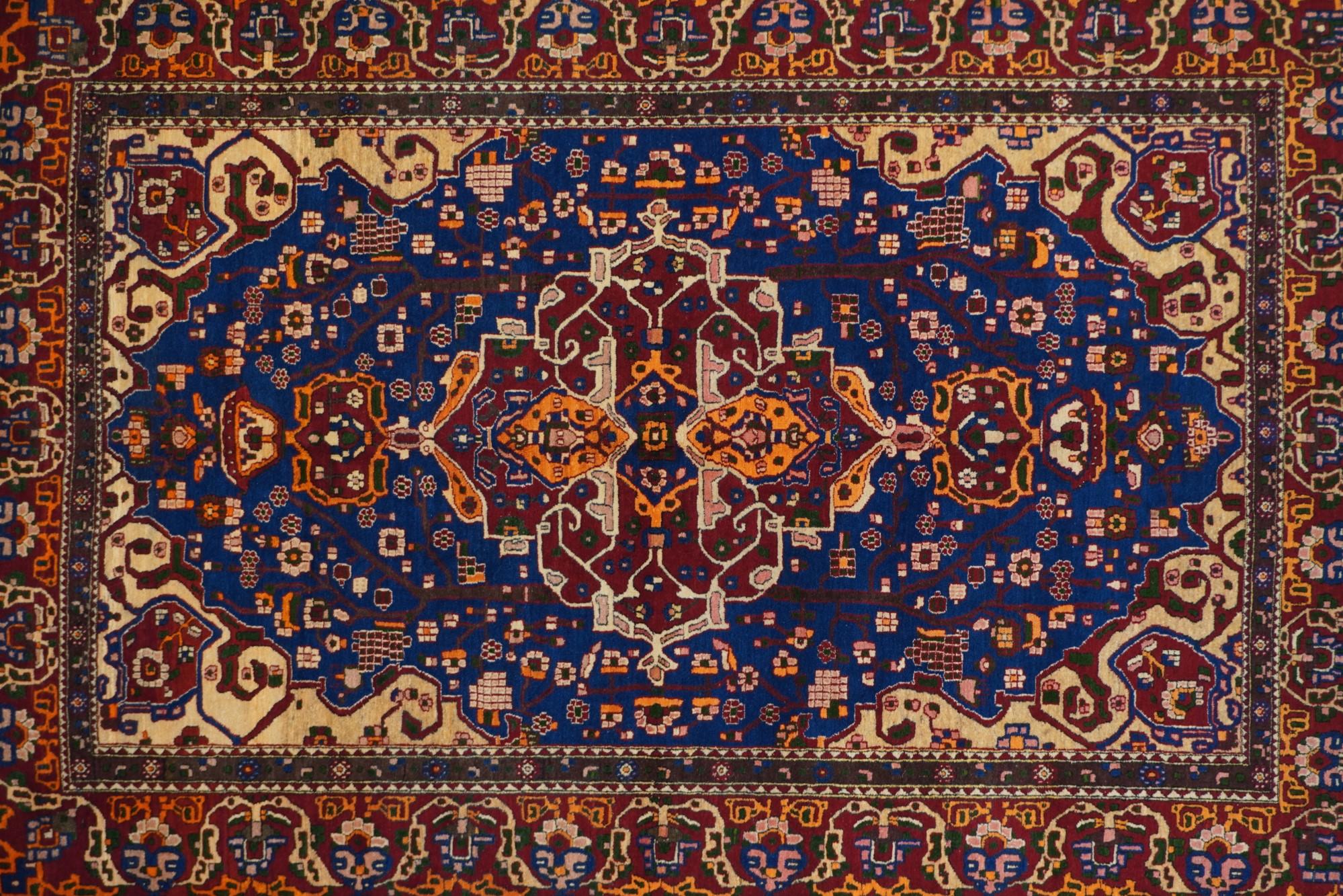 antique isfahan rug for sale